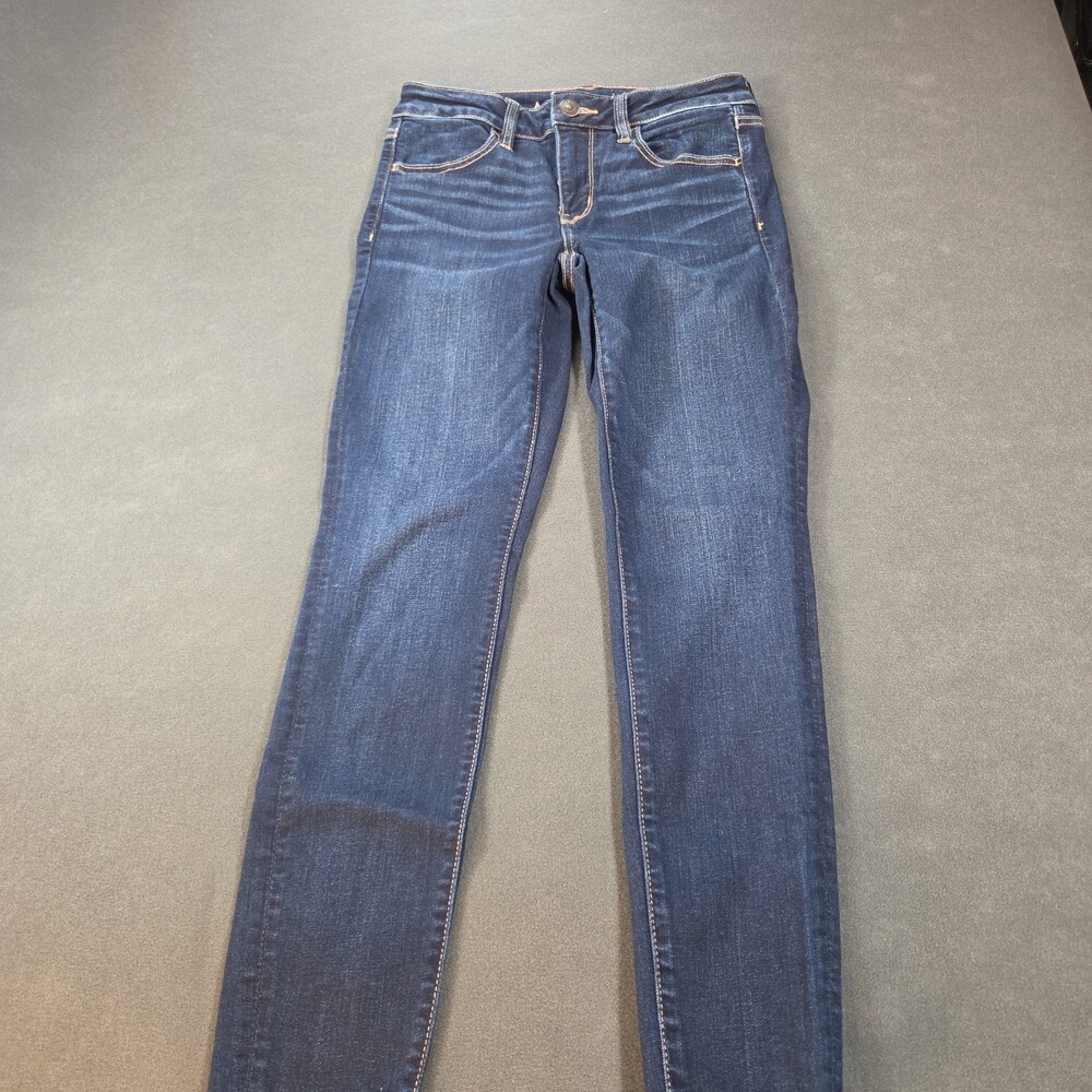 American Eagle Ne(X)t Level Stretch Jegging Womens Sz 6 Reg Dark Wash Skinny